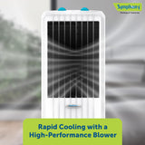 Symphony Diet 50T Portable Tower Air Cooler  (50L, White)