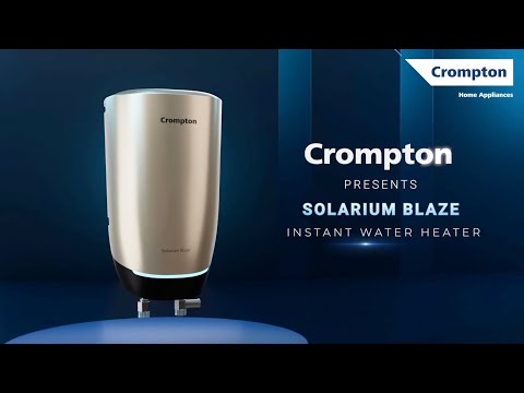 Crompton Solarium Blaze 3000W 3 Litre Instant Water Heater (Free Installation, Champagne Gold)