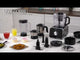 Bajaj FX-1000 DLX Food Processor & Mixer Grinder | 1000W Copper Motor | 9 Attachments | 3 Jars | Safety Interlock | Black