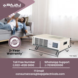 Bajaj Blow Hot 2000W Portable Room Heater (White)