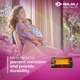 Bajaj Minor 1000W Radiant Room Heater (Multicolor)