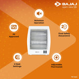 Bajaj RHX-2 800Watts Halogen Room Heater (White)