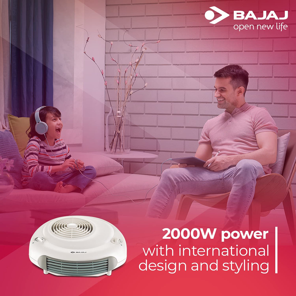 Bajaj Electric RX 11 2000Watt Heat Convector (White)