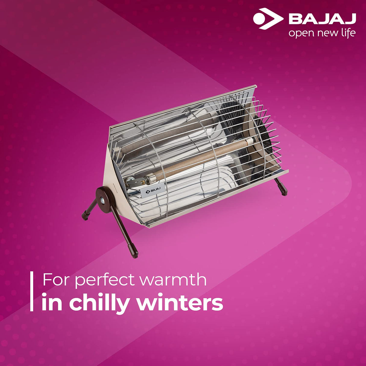 Bajaj Minor 1000W Radiant Room Heater (Multicolor)