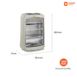 Orient Electric Stark Quartz Room Heater 800W (White)