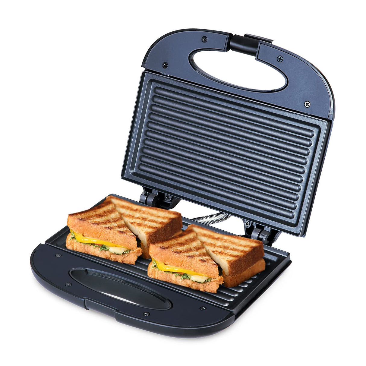 Bajaj SWX 4 Deluxe 800 W 2-Slice Grill Sandwich Maker (Black)