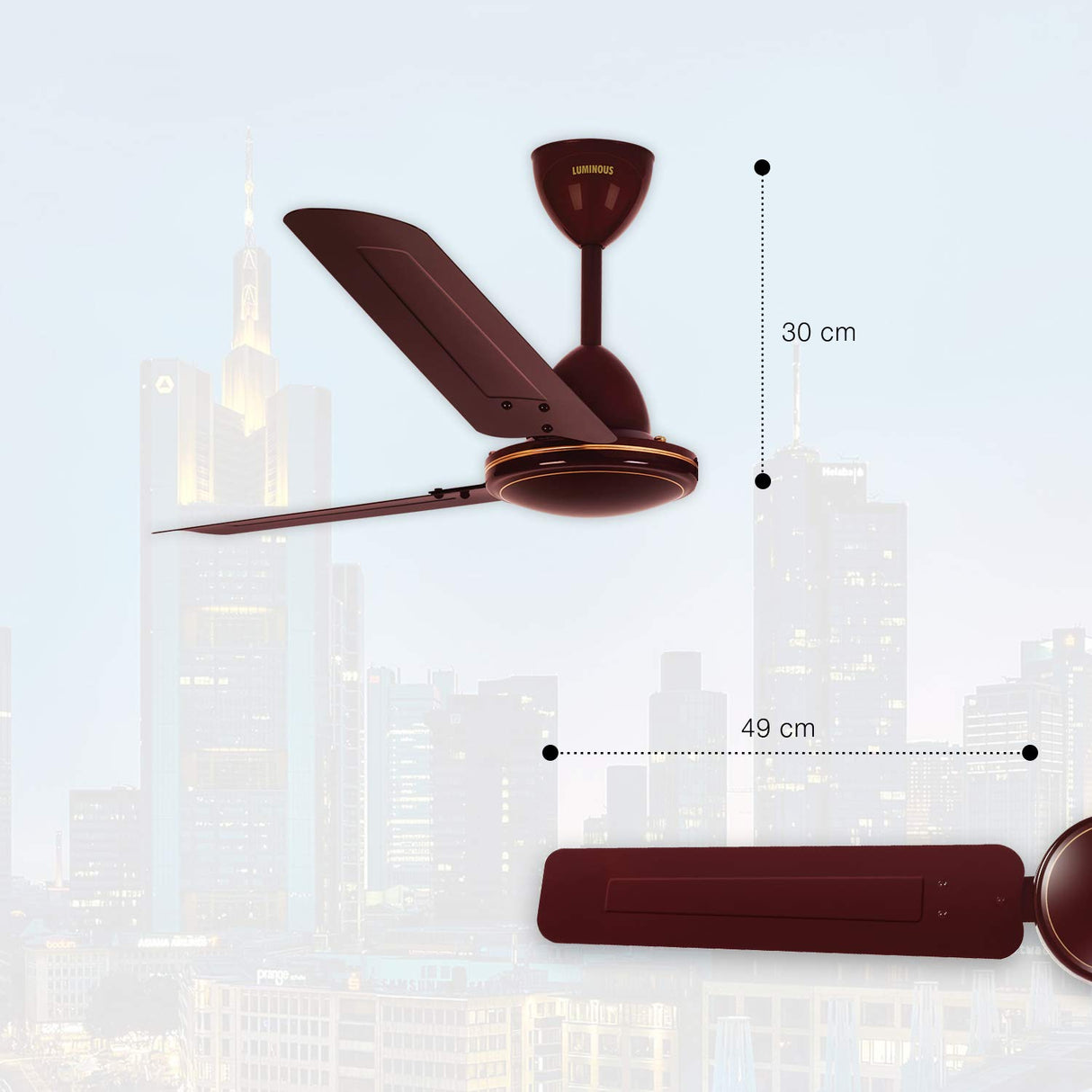 RR Signature Star 45 1200mm Ceiling fan (Brown)
