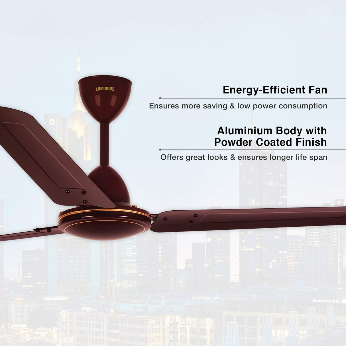 RR Signature Star 45 1200mm Ceiling fan (Brown)