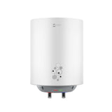 White water heater with brand logo on a white background