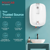 Polycab Elanza DLX 25 Litre Storage Water Heater Geyser (White)