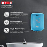 Usha Aqua Genie Neo 6 Litre Geyser (Sky Blue)