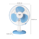 Usha Mist Air Flo 400mm Table Fan (Light Blue)