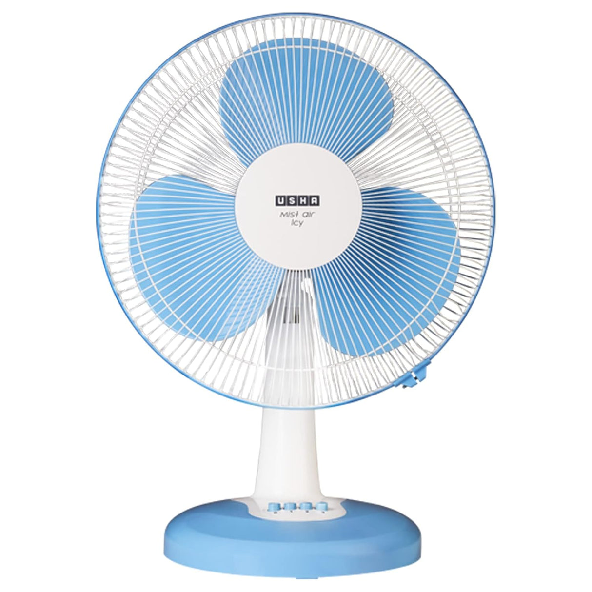 Usha Mist Air Flo 400mm Table Fan (Light Blue)