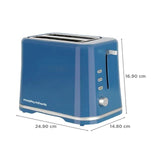 Morphy Richards 800 Watt AT 205 Pop Up Toaster (Blue)