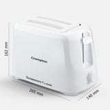 Crompton SunBrown Classic Pop-up Toaster 700W (White )