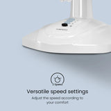Crompton HighSpeed Torpedo 400mm Table Fan (KD White)