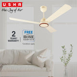 Usha AeroEdge 1200mm BLDC Ceiling Fan with RF Remote | Ivory