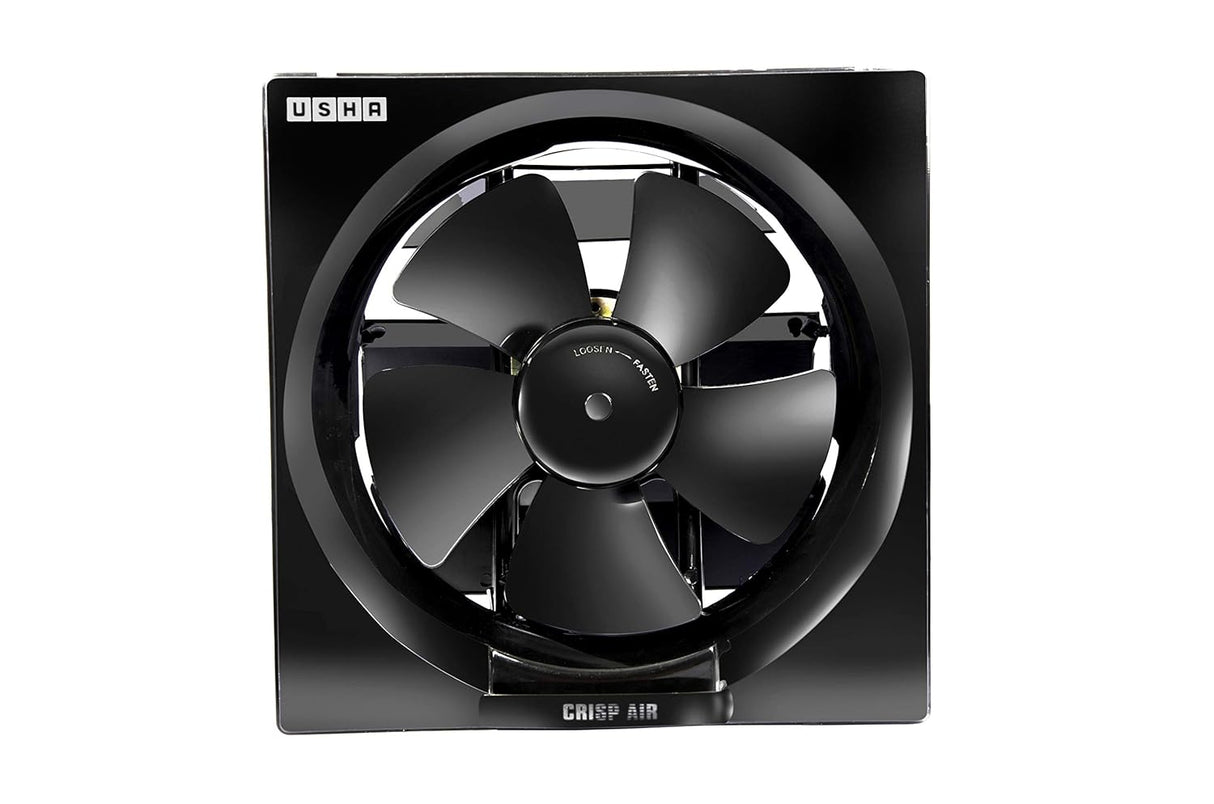 Usha Crisp Air VX 250mm Exhaust Fan (Black)