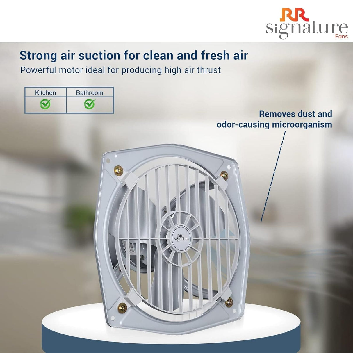 Luminous Vento with guard 300mm Exhaust fan (Steel Grey)
