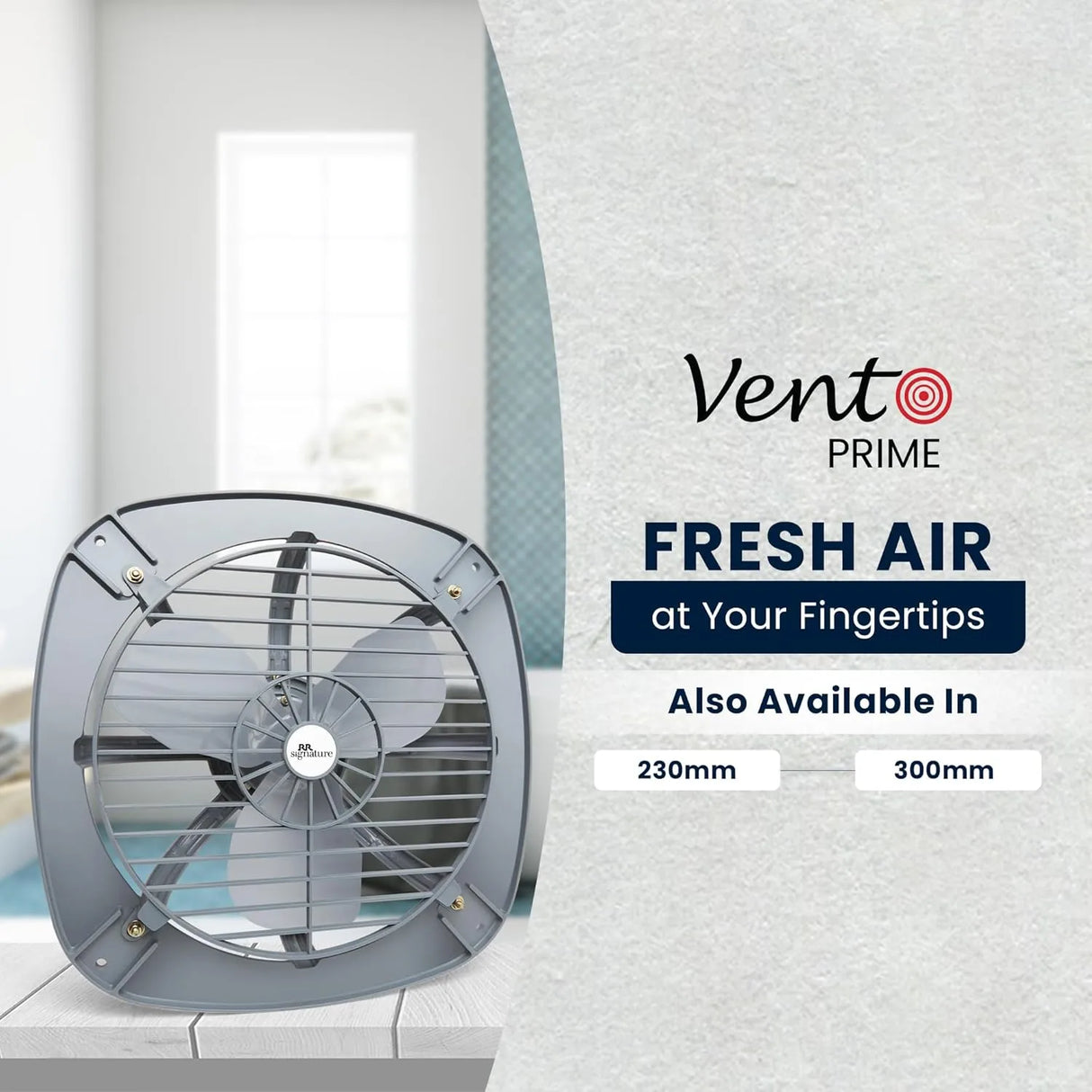 RR Signature Vento Prime 300mm Exhaust fan (Grey)