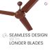 Polycab Nippy 1200 Mm High Speed 1 Star Ceiling Fan With Max Air Technology (Luster Brown)