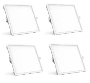 POLYCAB SCINTILLATE LED PANEL SQ 12W 3-IN-1 COLOR CHANING PACK OF 4