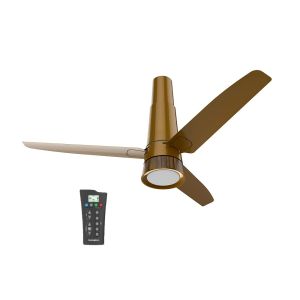 Crompton Energion Roverr Smart BLDC With Remote 5 Star 1200 mm 3 Blade Ceiling Fan (Shimmer Brown, Pack of 1)