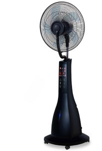 Usha Niebla Pro Mist 400mm Pedestal Fan Black